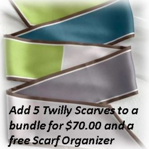 Thin Purse Scarf / Hairband / Scarf - #397 / 5 for $70 - Picture 5 of 5